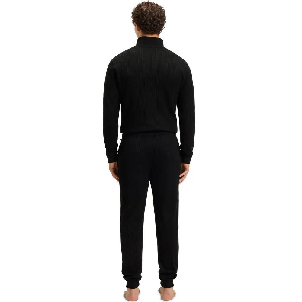 Boss Men's Cotton Open Hem Fleece Joggers detail 3