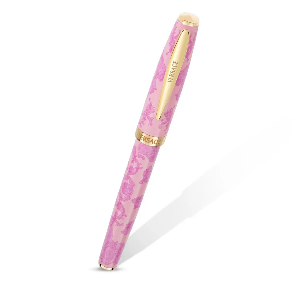 Versace Barocco Quartz Analogue Quartz Watch in Pink – Accessories
