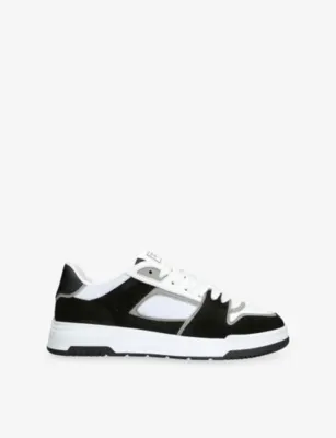 CLEENS Layup Suede And Mesh Trainers - EUR 41 / 7 UK MEN in BLK/WHITE – Mens | Trainers | Lace up trainers