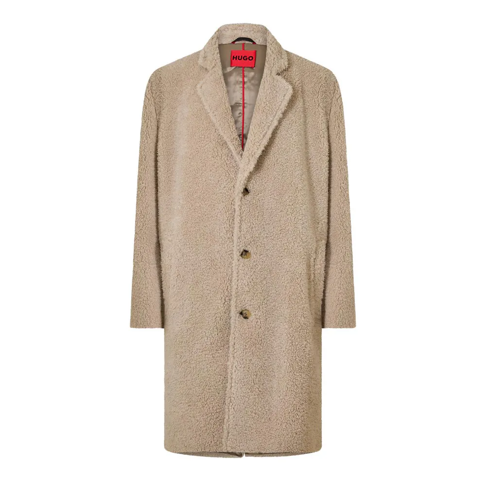 Hugo Merlon2341 10220298 01 Overcoat Mens in Natural – Clothing
