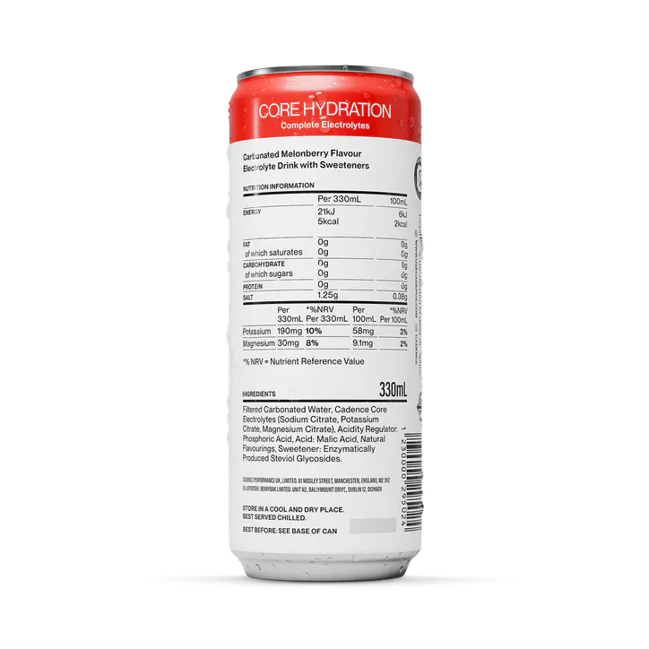 Cadence Core Hydration Sugar Free Melonberry Drink 330ml detail 3
