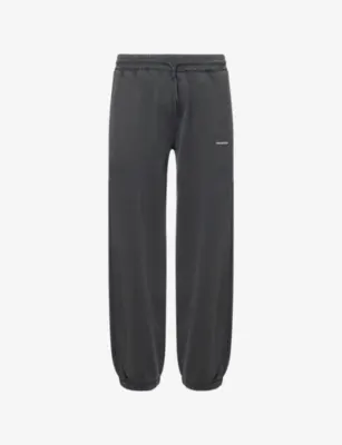 COLE BUXTON Mini Logo Wide-Leg Cotton-Jersey Jogging Bottoms