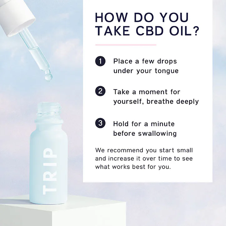 TRIP Wild Mint & Chamomile CBD Oil 300mg 15ml detail 2