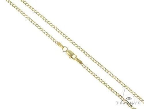 JALGAS - ROYAL CHAIN GROUP 14k Solid Yellow Gold Curb Chain 16 Inches 2.1mm 47126 in Yellow – Chain