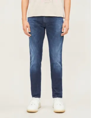 REPLAY Anbass Hyperflex Clouds slim stretch-denim jeans - DARK BLUE - 28/32 in Black, additional product view 2