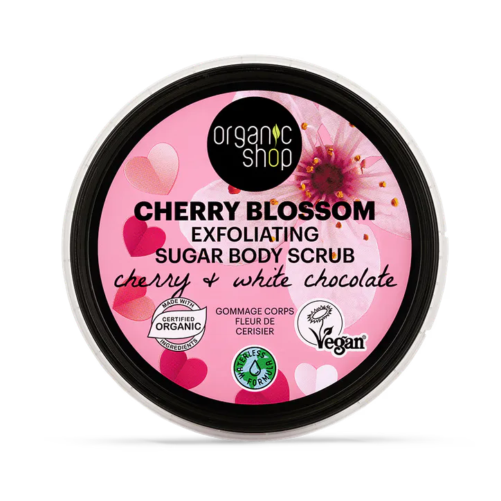 Organic Shop Cherry Blossom Exfoliating Sugar Body Scrub 250ml detail 2