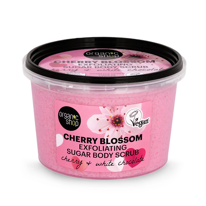 Organic Shop Cherry Blossom Exfoliating Sugar Body Scrub 250ml
