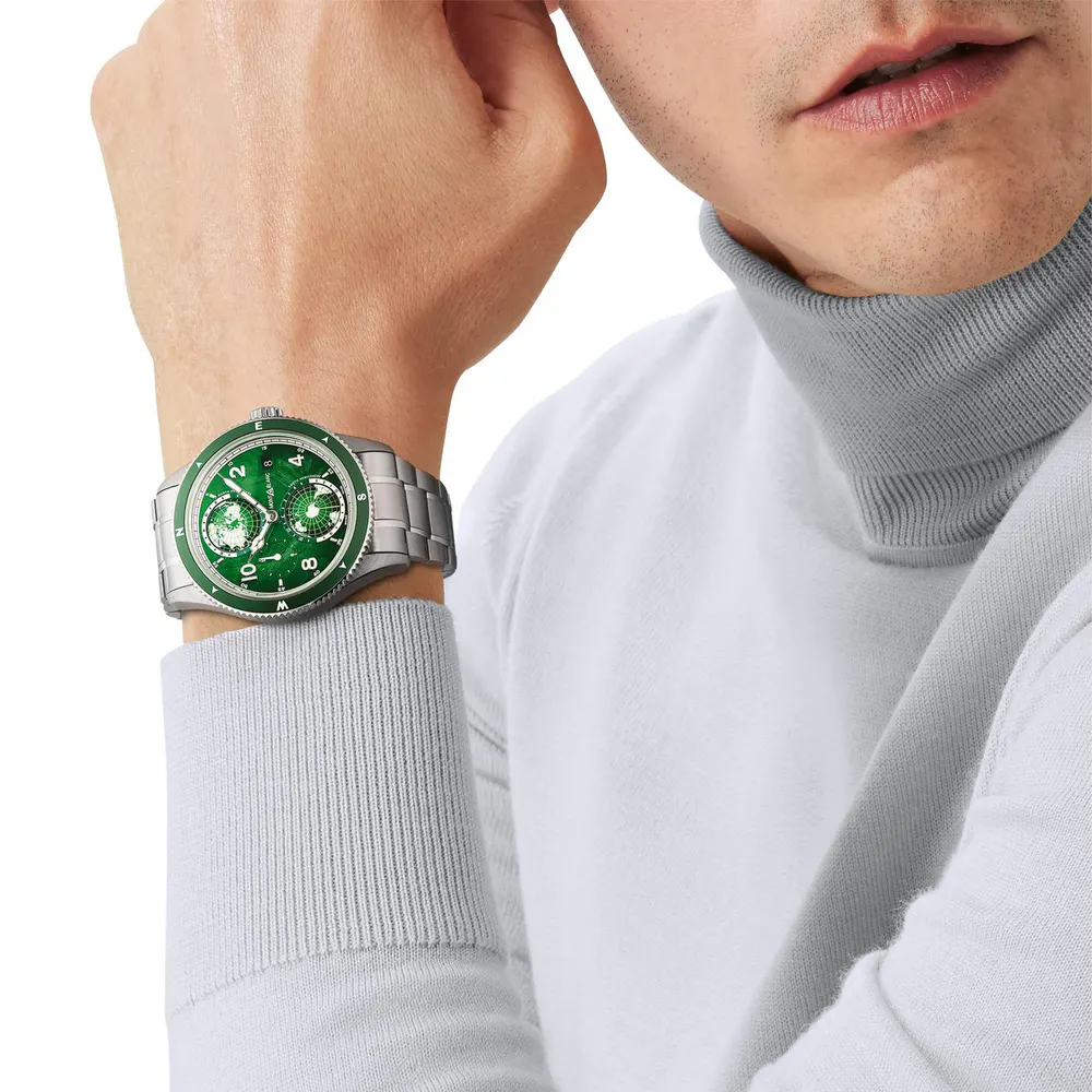 Montblanc 1858 Geosphere Watch detail 2
