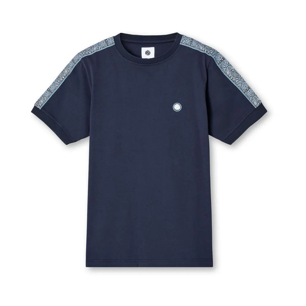 Pretty Green Men's Eclipse Paisley Regular Fit T-Shirt