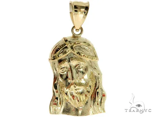 MARYAM - For Him FACTORY CONSCIOUS 10K Jesus Piece Cuban Link Chain Set 61812 in Rose – Pendant