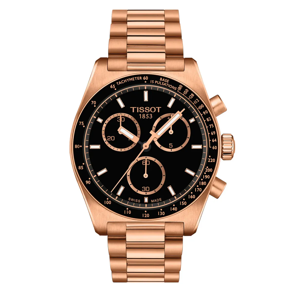 Tissot PR516 Quartz Chronograph 40mm Mens Watch Black