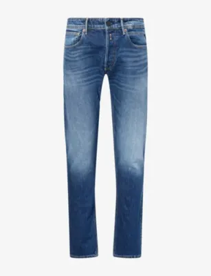 REPLAY Willbi Slim-Fit Cotton Denim Jeans - 33/32 in DARK BLUE – Mens | Jeans | Slim