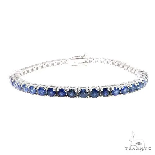 PIA - For Him GEMSTONES 20 Pointer Water Sapphire Tennis Bracelet 67051
