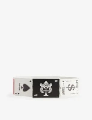 AWGE Cards Motif Leather Belt