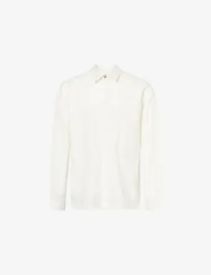 RICK OWENS Boxy-Fit Fog-Pocket Cotton Shirt