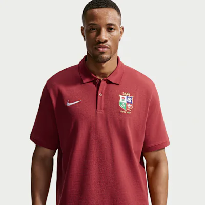 Nike British & Irish Lions Men's Nike Club Polo - Pepper Red/White
