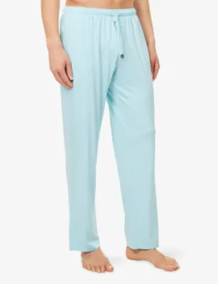 DEREK ROSE Basel 25 Modal-Jersey Trousers detail 3