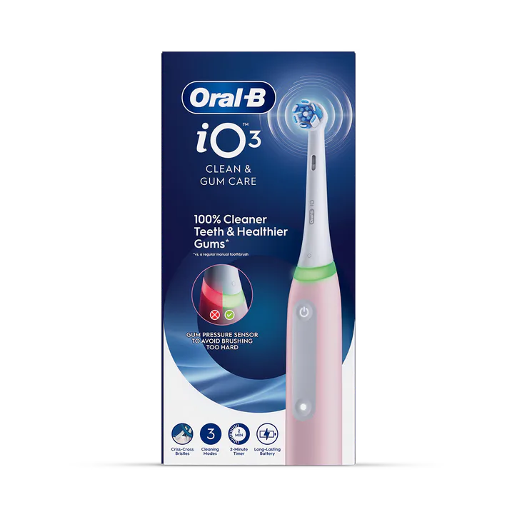 ORAL-B iO 3 Pink Electric Toothbrush