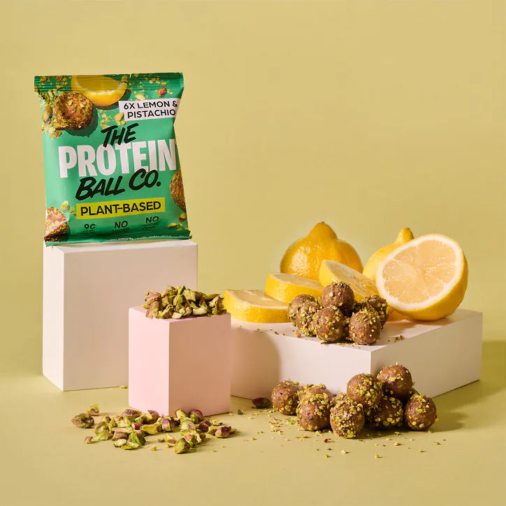 The Protein Ball Co Lemon & Pistachio - Plant-Based detail 3