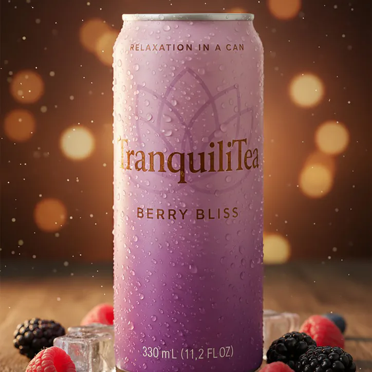 TranquiliTea Berry Bliss 330ml X 12 Can, additional product view 2