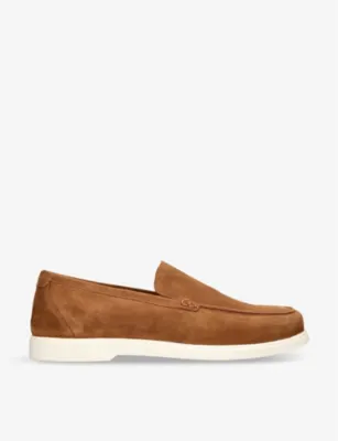 LOAKE Tuscany slip-on suede loafers - EUR 43 / 9 UK MEN in Brown – Mens | Loafers