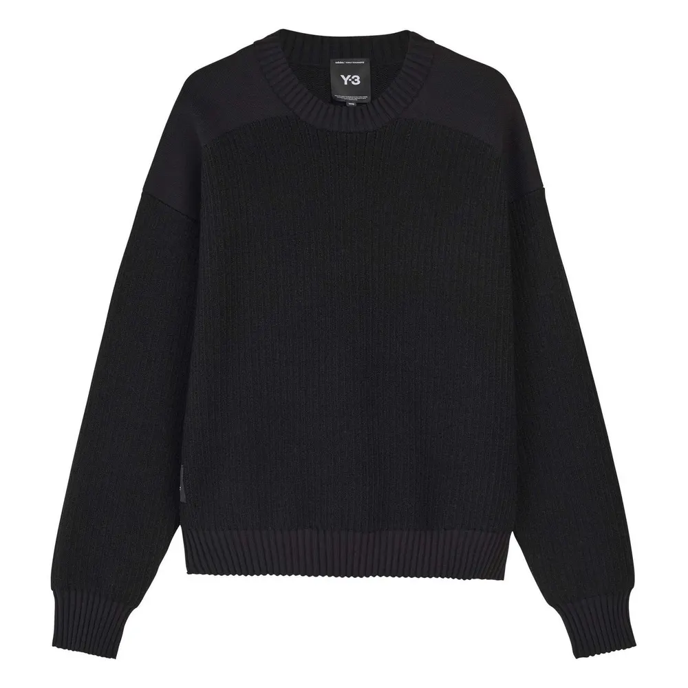 Y3 Y3 Y-3 Ut Knt Crw Sw Sn99 in black – Clothing