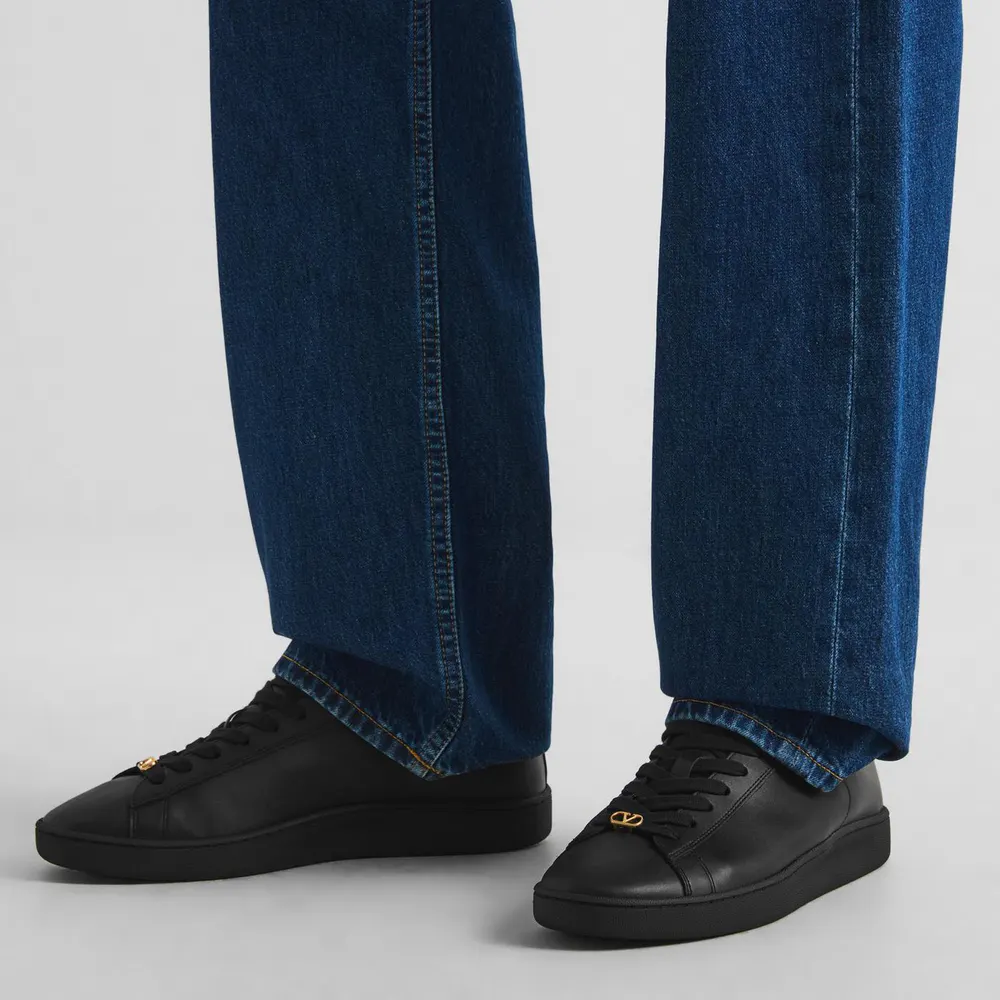 Valentino Garavani VG Royco Snkr Sn64 in Black/Green, additional product view 3