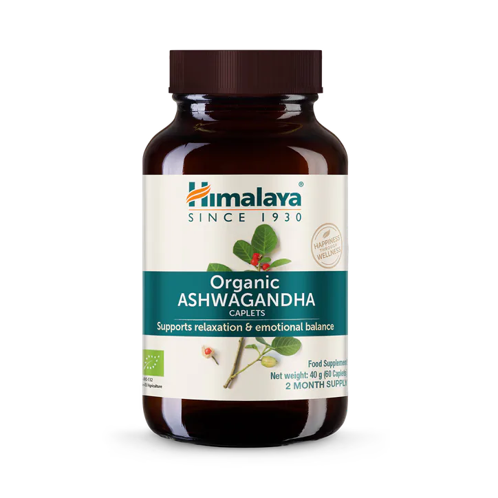 Himalaya Wellness ORGANIC ASHWAGANDHA CAPLETS 60’S