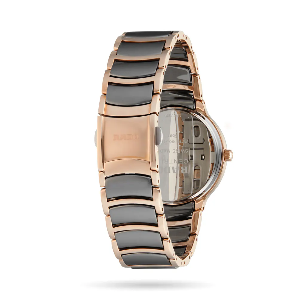 Rado Centrix 39mm Mens Watch Black in Silver, additional product view 3