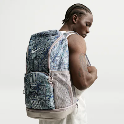Nike Varsity Elite Printed Backpack (32L) - White/College Grey/White in White/College Grey/White – Nike men's and unisex