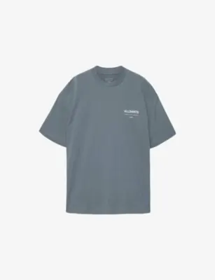 ALLSAINTS Backstage Branded Cotton-Jersey T-Shirt - WOODROSE PINK