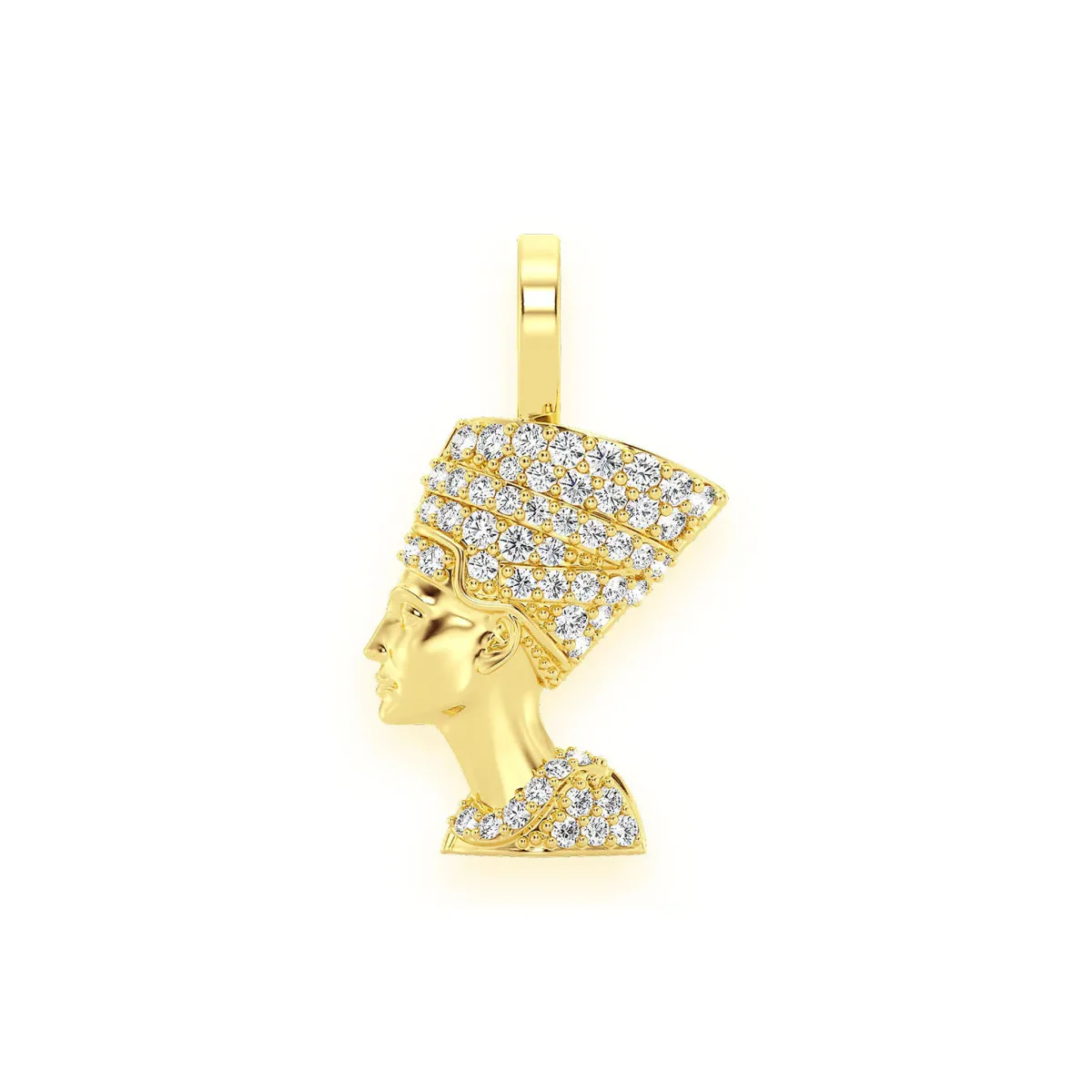 For Him Nefertiti Diamond Pendant