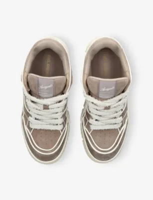 AXEL ARIGATO Area Suede and Mesh Trainers - EUR 43 / 9 UK MEN in TAUPE COMB, additional product view 2