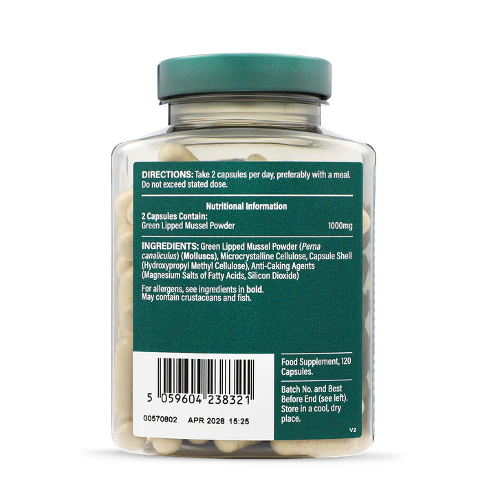 For Him Green Lipped Mussel 1000mg 120 Capsules detail 3