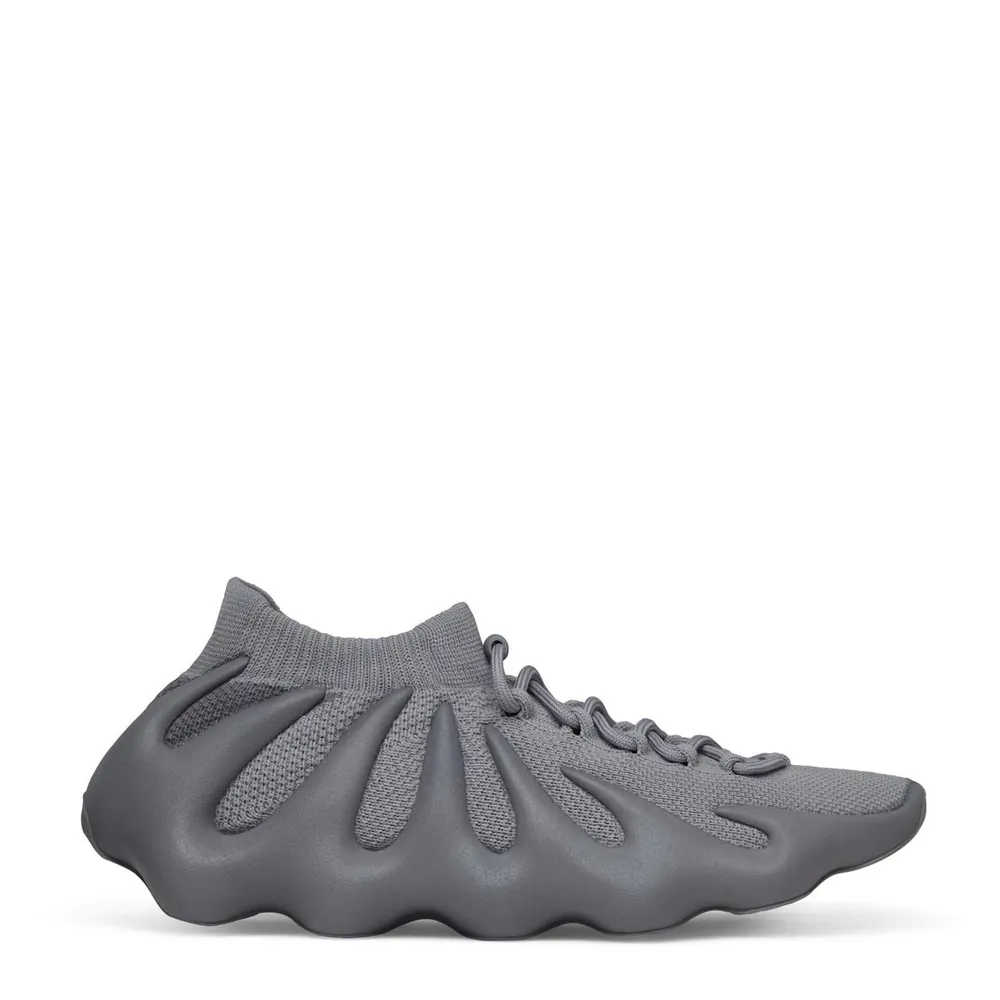 Yeezy Men's 450 Sock-style Ankle Sneakers in Stone Grey – Footwear