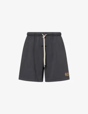 FEAR OF GOD ESSENTIALS Logo-Print Classic Cotton Shorts