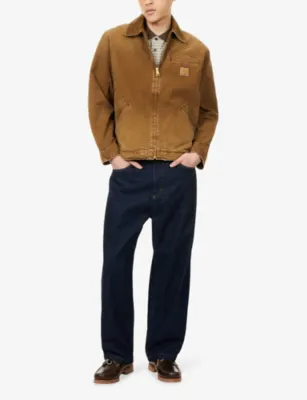 CARHARTT WIP OG Detroit Brand-Logo Cotton Jacket detail 2