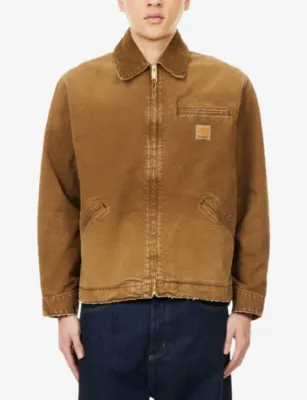 CARHARTT WIP OG Detroit Brand-Logo Cotton Jacket detail 3