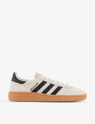 ADIDAS Handball Spezial brand-motif suede low-top trainers - EUR 40 / 6 UK MEN in OFFWHITE BLACK GUM – Mens | Trainers | Lace up trainers