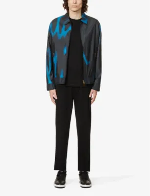 PS BY PAUL SMITH Zebra-Embroidered Crewneck Cotton T-Shirt detail 2