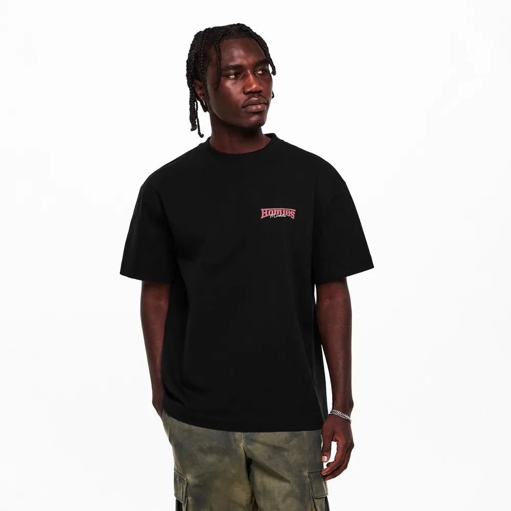 Homies Marbella HOMIES SUNSET BOULEVARD T-SHIRT BLACK in Black, additional product view 3