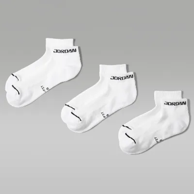 Jordan Everyday Elevated No-Show Socks (3 Pairs) - White/Black