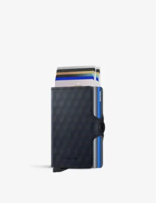 SECRID Twinwallet leather and aluminium card holder detail 2