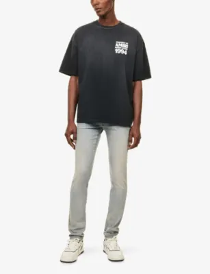 AMIRI Stack Slim-Fit Stretch-Denim Jeans detail 2