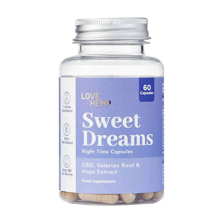 Love Hemp Sweet Dreams 300mg CBD Cold Press 60 Capsules – Vitamins & Supplements > Condition > Sleep & Relaxation