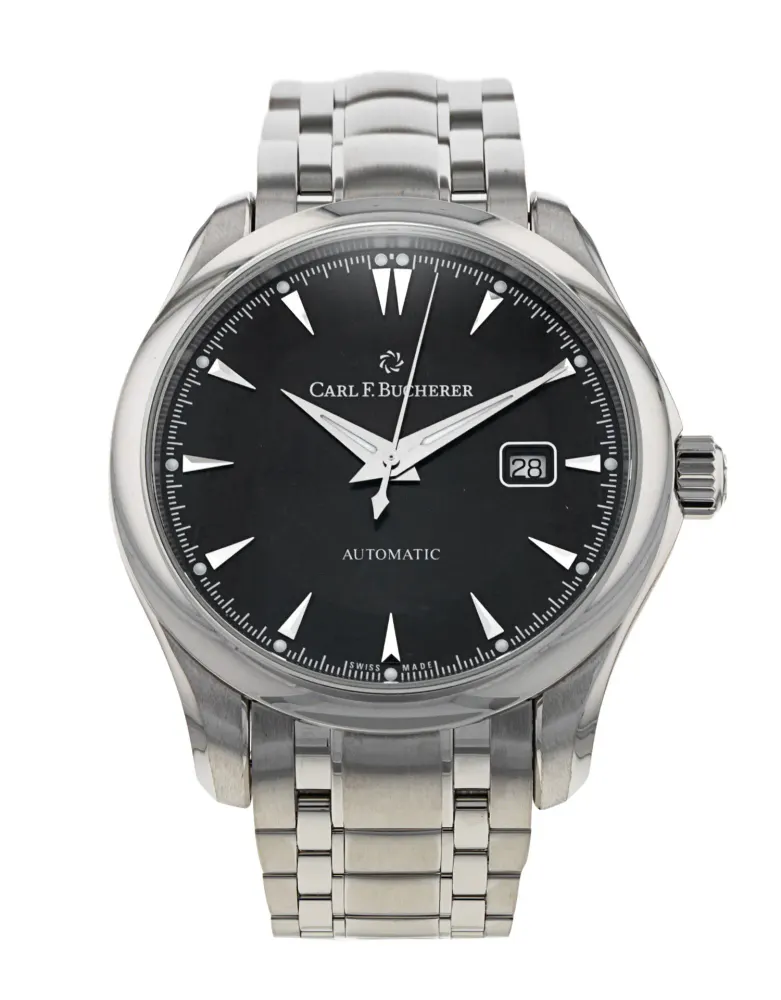 Carl F. Bucherer Manero 00.10915.08.33.21 — 2021 — Excellent in Black Baton – Pre-owned watches
