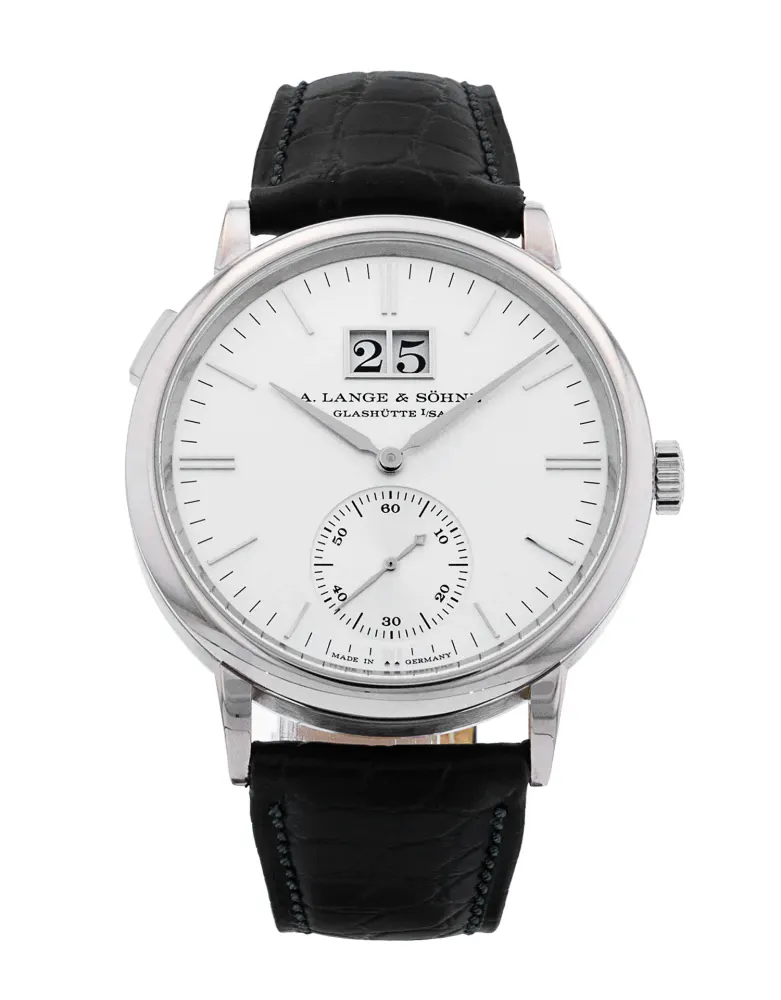 A. Lange and Sohne Saxonia 381.026 — 2022 — Very good in Silver Baton – Pre-owned watches