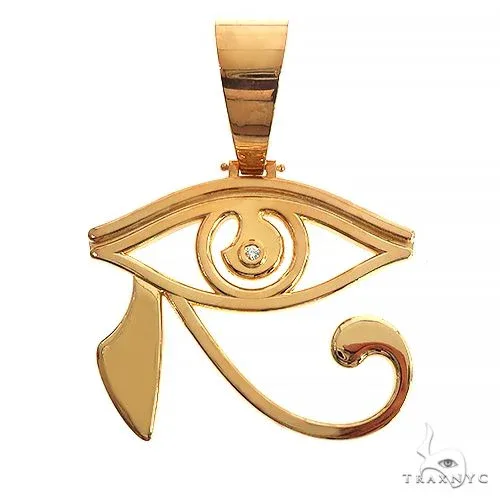 RINA - For Him CUSTOM Custom Made Eye Of Horus Gold Plated Pendant 66706 – Pendant