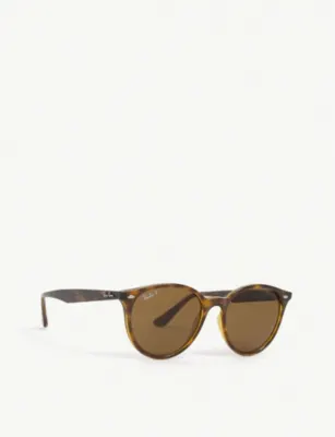 RAY-BAN RB4305 phantos-frame Havana sunglasses detail 3