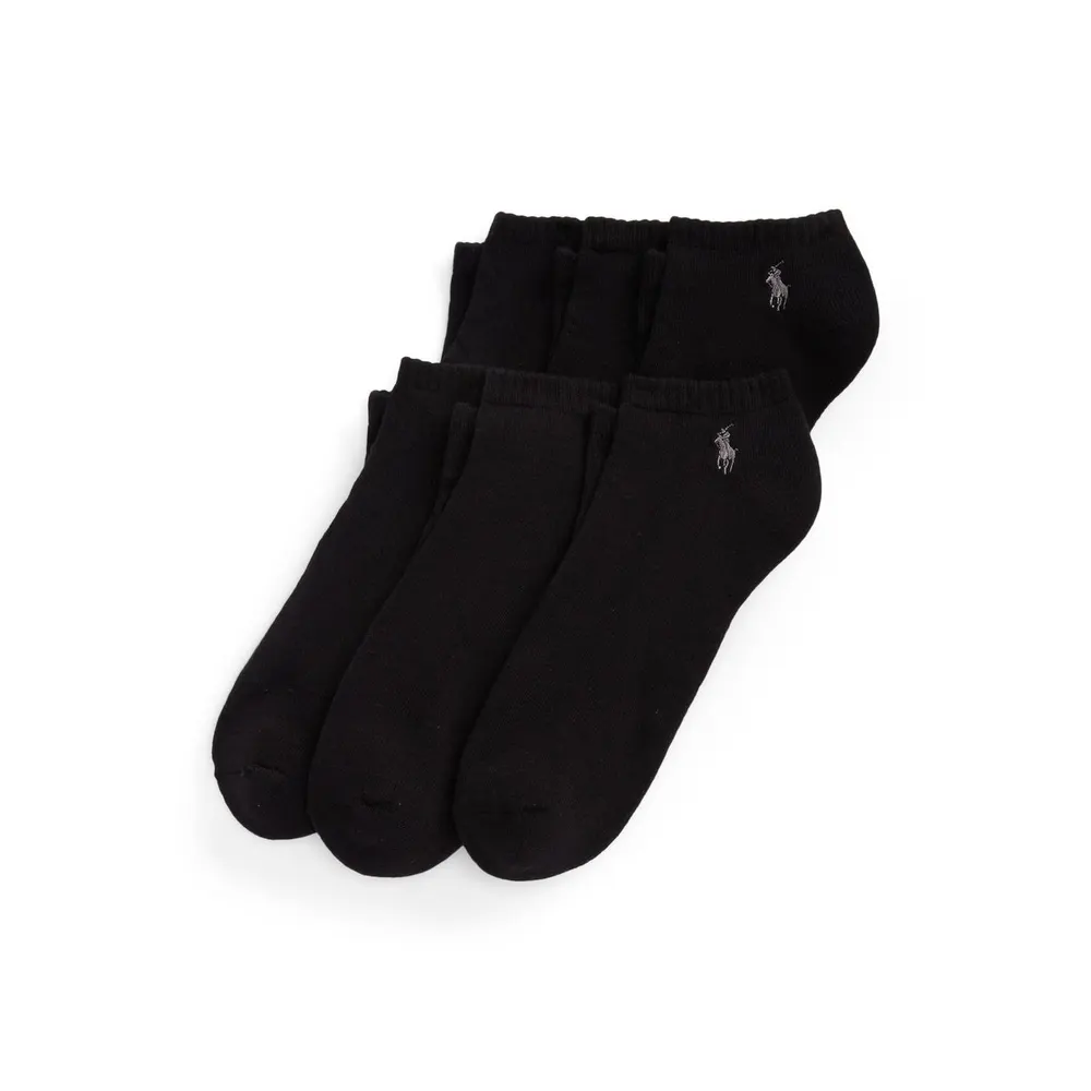 Polo Ralph Lauren Mens 6-Pack Trainer Socks